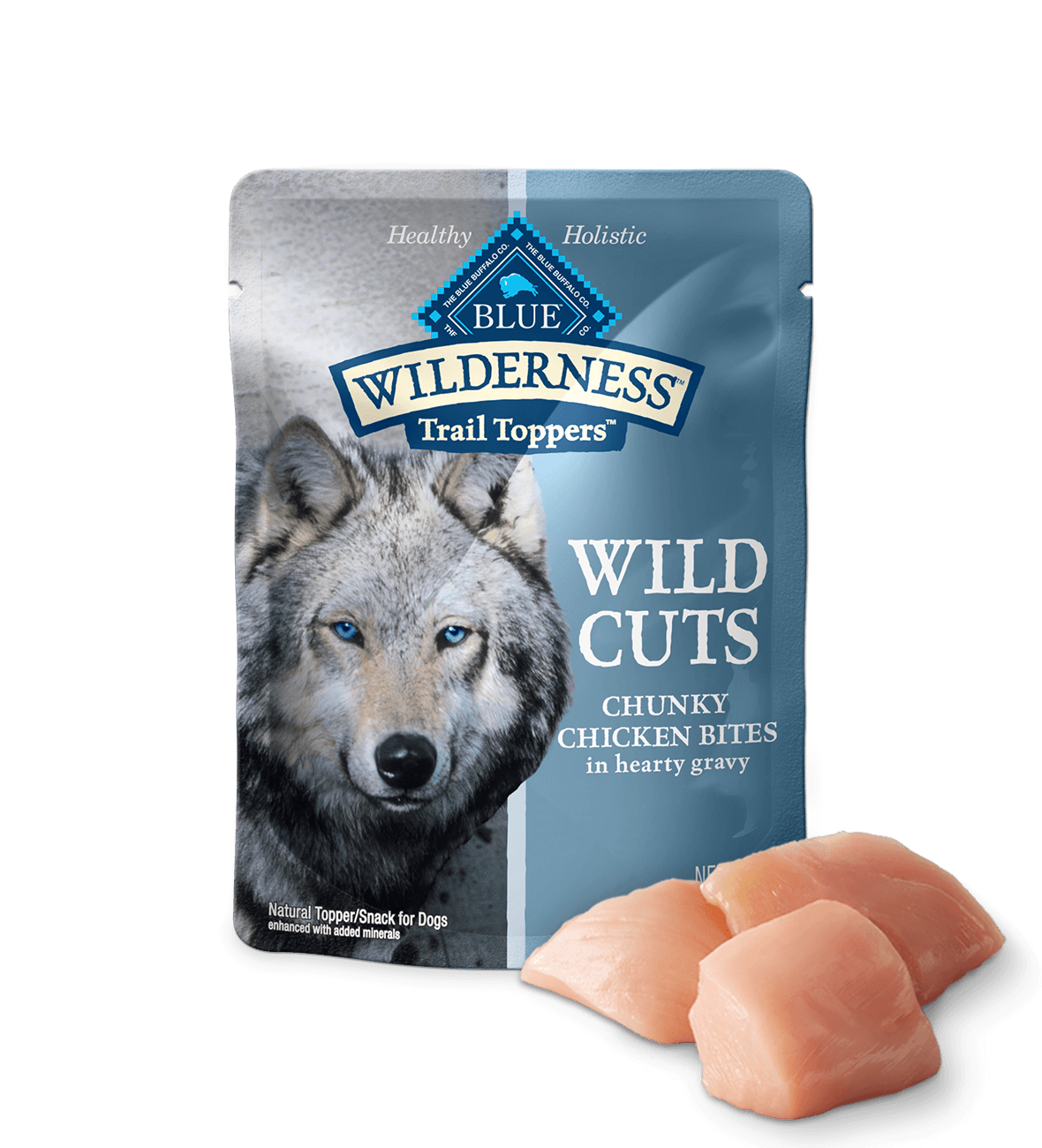 blue wilderness wild cuts chunky chicken dog wet food