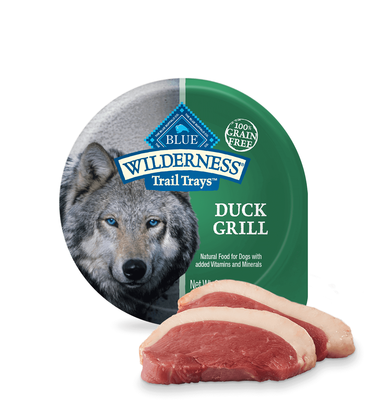 BLUE Wilderness Wet Dog Food Grain Free Duck Grill Blue Buffalo