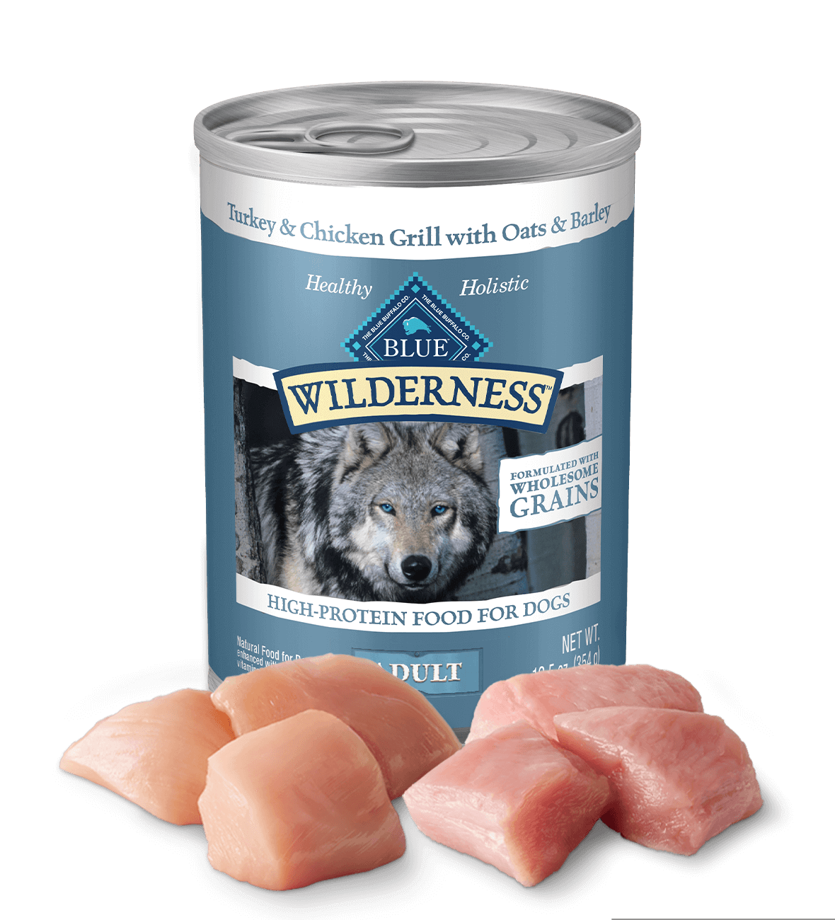 BLUE Wilderness Turkey Chicken with Grains Wet Dog Food