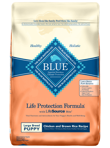 Blue Buffalo Large Breed Puppy Food Feeding Chart