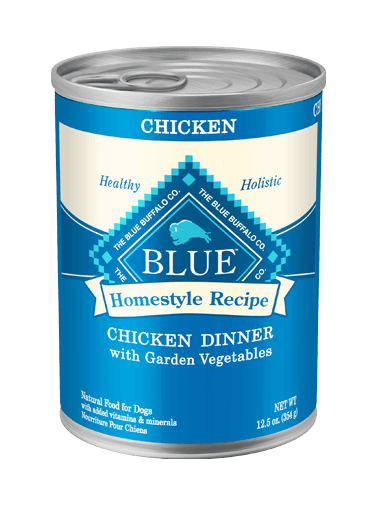 Blue Homestyle Recipe Wet Dog Food Chicken Garden